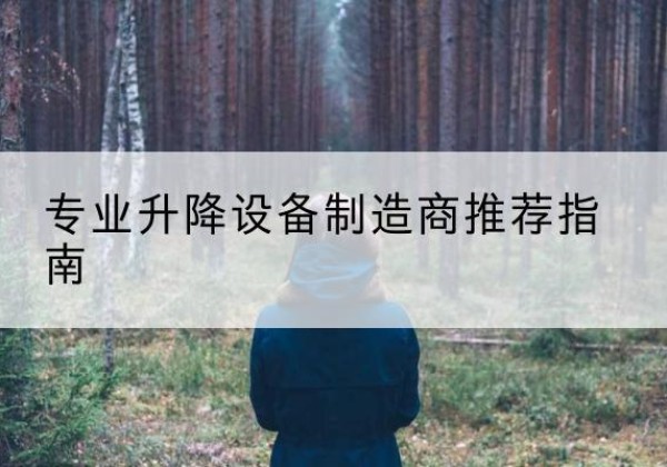 辛集电动剪叉升降平台厂家-专业升降设备制造商推荐指南